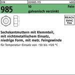 Sechskantmutter DIN 985 Klemmteil M20x 2 10 galv.verz. 50 Stück - VPE: 50