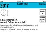 Schlauchschelle DIN 3017 W2 FormA 8- 12/7,5 C6 1.4016 galv.verz. 100St. - VPE: 100