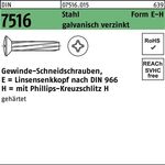 Gewindeschneidschraube DIN 7516 LIKO PH EM 5x20-H Stahl galv.verz. 500St. - VPE: 500