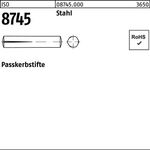 Passkerbstift ISO 8745 2x 20 Stahl 250 Stück - VPE: 250