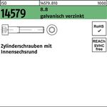 Zylinderschraube ISO 14579 ISR M6x20 8.8 galv.verz. 200St. - VPE: 200