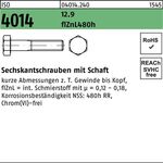 Sechskantschraube ISO 4014 Schaft M10x40 12.9 flZnL 480h zinklamellenb. 100St. - VPE: 100