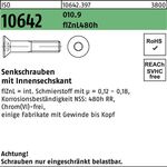 Senkschraube ISO 10642 Innen-6kt M12x20 010.9 flZnL 480h zinklamellenb. 100St. - VPE: 100