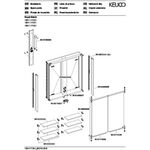 Keuco Spiegelschrank ROYAL MATCH Einb 650x700x149mm si-gb-elo