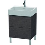 Duravit Waschtischunterbau L-CUBE 582x584x459mm eiche dunkel gebürstet