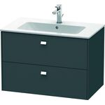 Duravit Waschtischunterbau BRIOSO Griffe chrom 553x820x479mm graphit matt