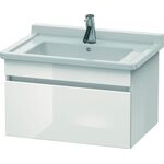 Duravit Waschtischunterbau DURASTYLE 470x650x406mm nussbaum natur/weiß matt