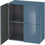 Duravit Halbhochschrank L-CUBE 700x363x800mm stone blue hochglanz