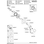 Keuco Umstellventil IXMO UP f 3 Verbr Rosette eckig vc