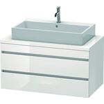 Duravit Konsolenunterschrank DURASTYLE 512x1000x548mm weiß matt/basalt matt