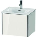 Duravit Waschtischunterbau XSQUARE 397x510x418mm, 1 Auszug weiß hochglanz