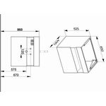 Keuco Waschtischunterbau STAGELINE 650x625x490mm inox