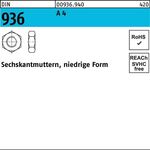 Sechskantmutter DIN 936 M14 A 4 25 Stück - VPE: 25