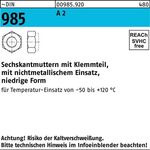 Sechskantmutter DIN 985 Klemmteil M5 A 2 100 Stück - VPE: 100