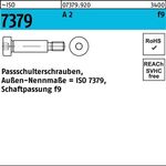 Paßschulterschraube ISO 7379 6 f9 M5x 16 A 2 50 Stück - VPE: 50