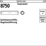 Spiralspannstift ISO 8750 3x 16 Federstahl Regelausf. 1000 Stück - VPE: 1000