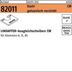 Ausgleichscheibe R 82011 CW M8/2,0 Stahl galv.verz. 1Stück LINDAPTER