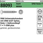 Schraube R 88093 Ruko Spitze/T-STAR 5x30/26-T20 Sta galv.verz. WIROX 500St. SPAX - VPE: 500