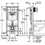 Grohe WC-Element RAPID SL 2-in-1-Set f WC