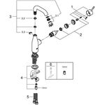 Grohe Einhand-Waschtischbatterie ESSENCE 1/2Zoll, M-Size chrom