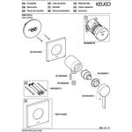 Keuco Brause-Set 2 IXMO_solo EH-Brausemischer f 1 Verbr vc