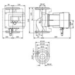 Wilo Hocheffizienzpumpe Stratos MAXO 40/0,5-16, DN 40, 250mm, PN 6/10