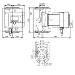 Wilo Hocheffizienzpumpe Stratos MAXO 100/0,5-6, DN 100, 360mm, PN 6