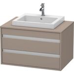 Duravit Waschtischunterbau KETHO 550x800x496mm basalt matt