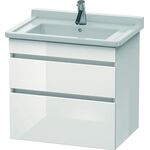 Duravit Waschtischunterbau DURASTYLE 470x650x618mm basalt matt/weiß matt