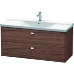 Duravit Waschtischunterbau BRIOSO Griffe chr 561x1220x479mm NB dunkel