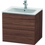 Duravit Waschtischunterbau L-CUBE 620x481x550mm nussbaum dunkel