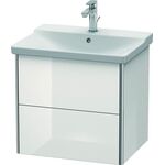 Duravit Waschtischunterbau XSQUARE 565x610x473mm weiß hochglanz