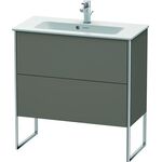 Duravit WTU COMPACT XSQUARE 832x810x388mm flannel grey seidenmatt