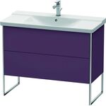 Duravit Waschtischunterbau XSQUARE 805x1010x473mm aubergine seidenmatt