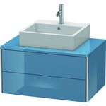 Duravit Waschtischunterbau XSQUARE 400x800x548mm stone blue hochglanz