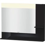 Duravit Spiegel VERO 142x1000x800mm Be schwarz hochglanz