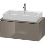 Duravit Konsolenunterschrank L-CUBE 400x920x477mm flannel grey hochglanz