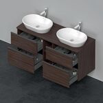 Duravit Waschtischunterbau D-NEO 644x1400x550mm 4 Schubk B bds Kast. dkl