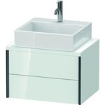 Duravit Konsolenunterschrank XVIU 400x600x478mm Prof. sw ma weiß hochglanz