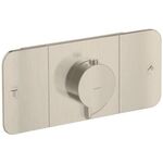 Fertigmontageset AXOR ONE f UP-Thermostat 2 Verbr brushed nickel