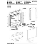 Keuco Spiegelschrank ROYAL LUMOS DALI, Anschlag rechts 650x735x165mm