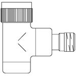 OV Thermostatventil Baureihe E Eck, DN 15, 1/2Zoll, PN 10 anthrazit