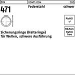 Sicherungsring DIN 471 55x 3 Federstahl schwere Ausf. 50 Stück - VPE: 50