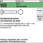 Sechskantschraube DIN 933 VG M24x90 10.9 zinkb. Gleitmittel flZnnc 480h-L 10St. - VPE: 10