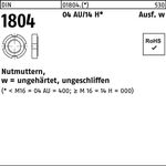 Nutmutter DIN 1804 M24x 1,5 Automatenstahl/14 H 10 Stück - VPE: 10