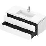 Duravit Waschtischset L-CUBE 1200x480mm 2 Schubk 1 HL we ma ES NB Mi.