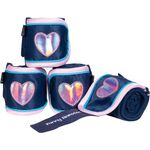 Fleecebandagen Funny Horses Hearts 150cm