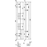 Sicherheitswinkelschließblech L.300mm B.25mm S.3mm STA verz.006/910 SCHNEGEL