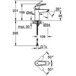 Grohe EH-WTbatt EUROSMART 1/2Zoll S-Size chr