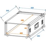 ROADINGER Rack Profi 4HE 45cm